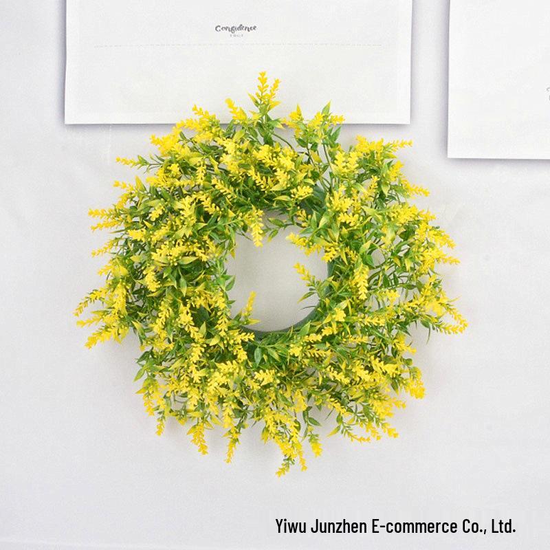 Eucalyptus Garden Wreath: Christmas & Wedding Hanging Ornament for Doors