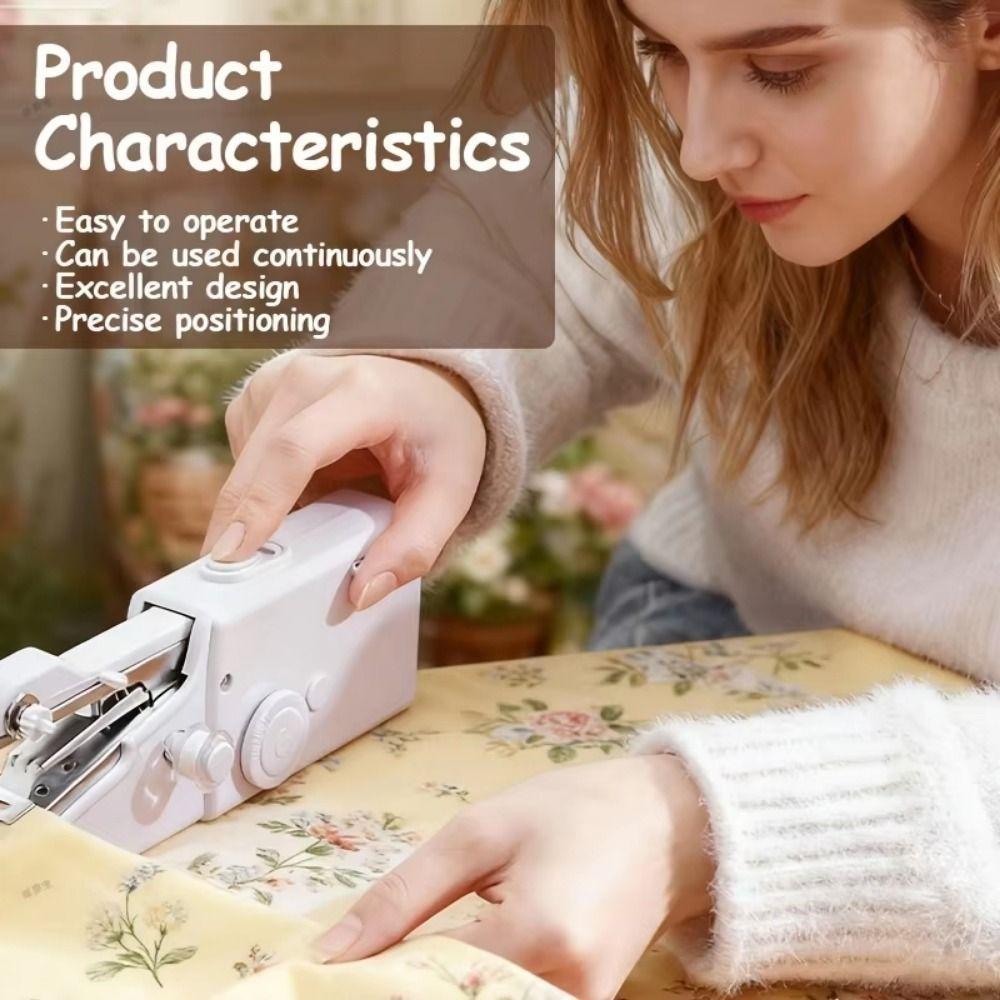 Multifunctional Mini Electric Tailor Set Compact Portable Sewing Machine Travel Use