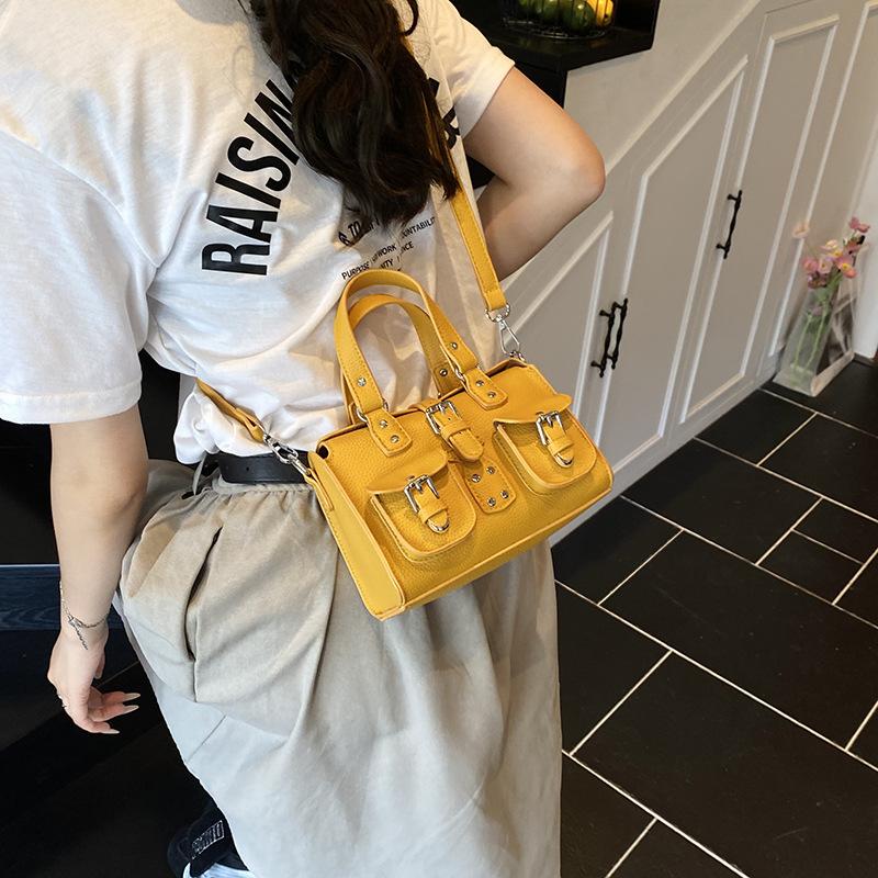 Large Capacity Multi-pocket Armpit Bag New Versatile Commuter Shoulder Crossbody Small Square Bag
