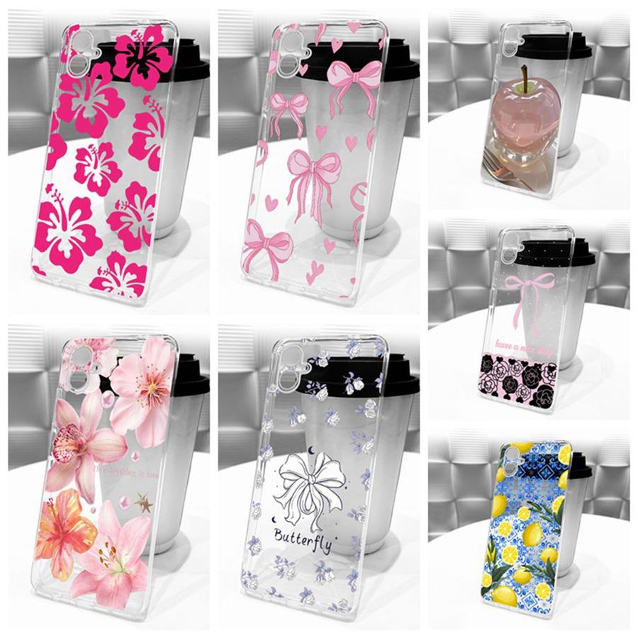 For Samsung Galaxy A04E Phone Case A042F Cover Fashion Simplicity transparent Soft Silicone Shell SamsungA04 A 04 E Funda