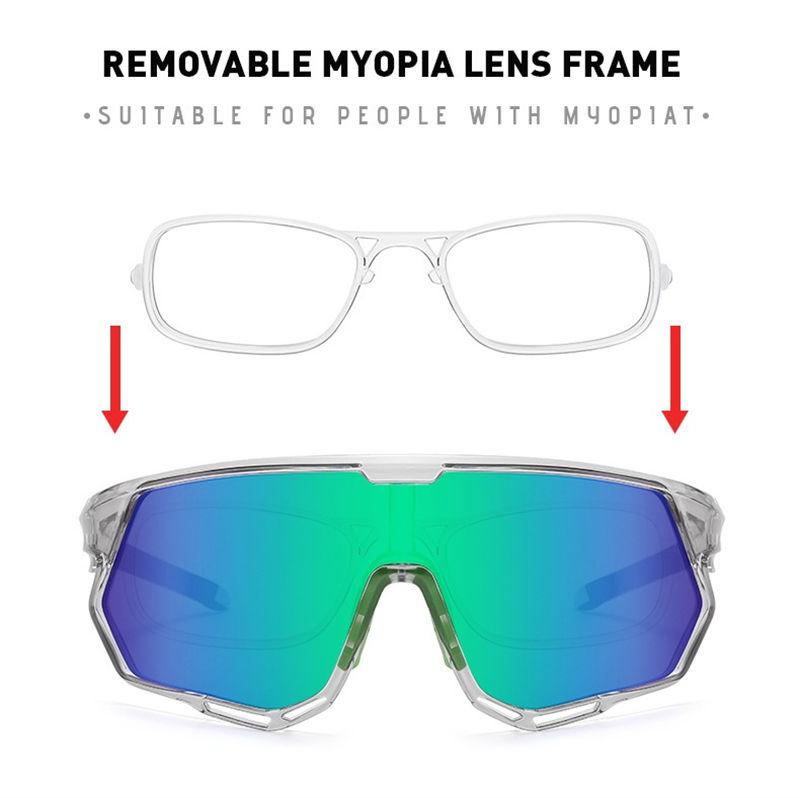 AORON Big Frame Cycling Sunglasses Outdoor Fashion Sport Driving Skiing Glasses for Men Women Photochromic Polarized Sunglasses