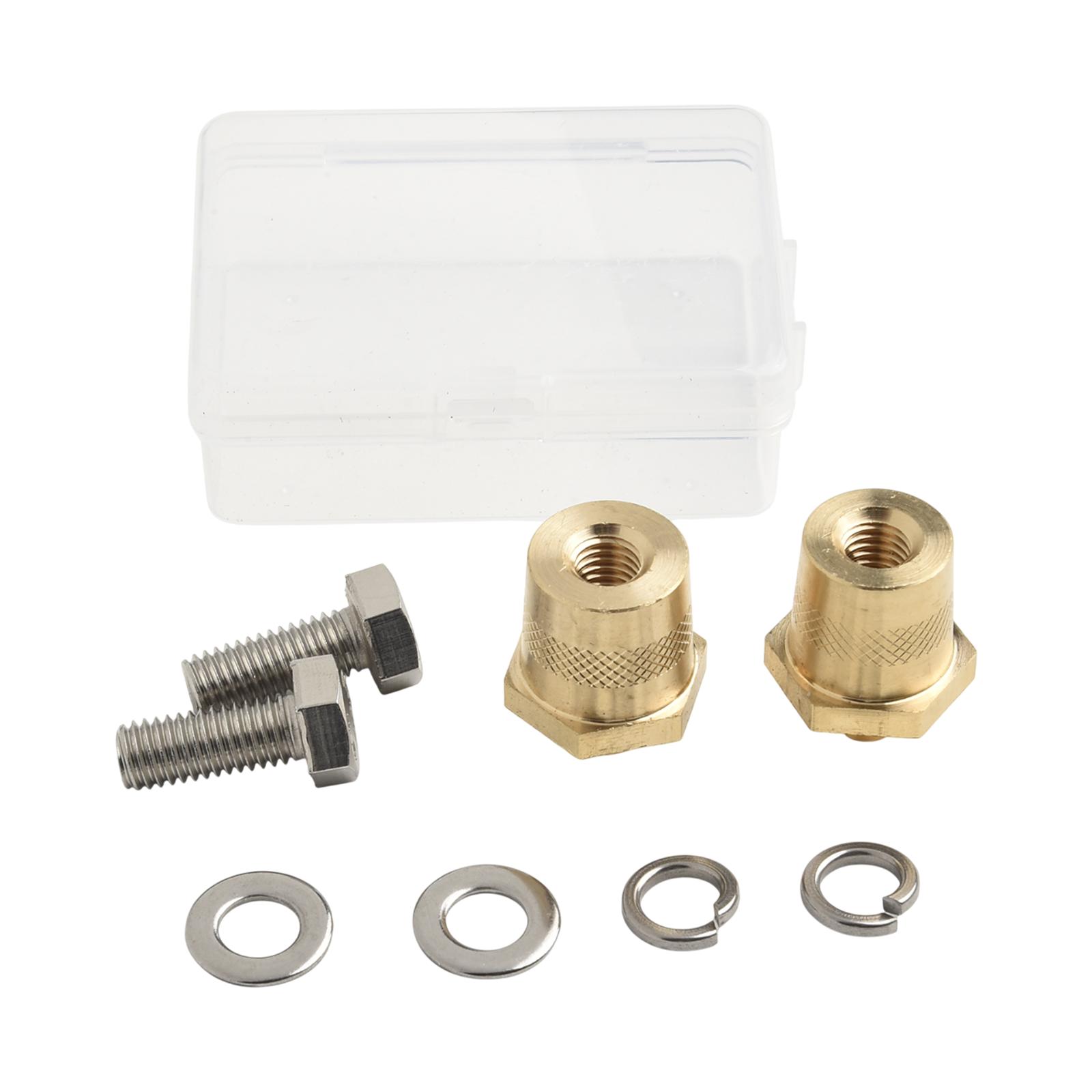 

AAA 2pcs M6/M8 Battery Pole Adapter Positive Negative Battery Pole Motorcycles Cars Ships Car Battery Connection Terminals