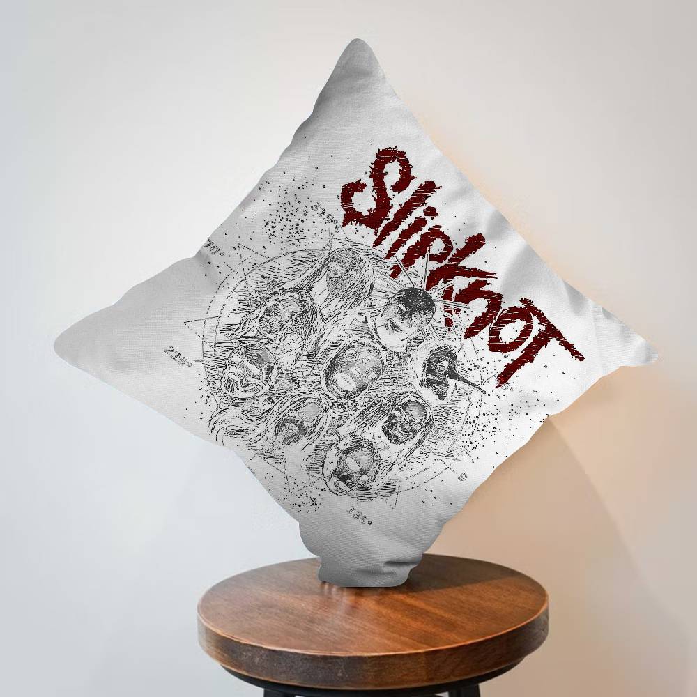 Heavy Metal Band Rap-Metal Music S-Slipknot Pillow Cover Design Cushion Cover Decor Holiday Decorati