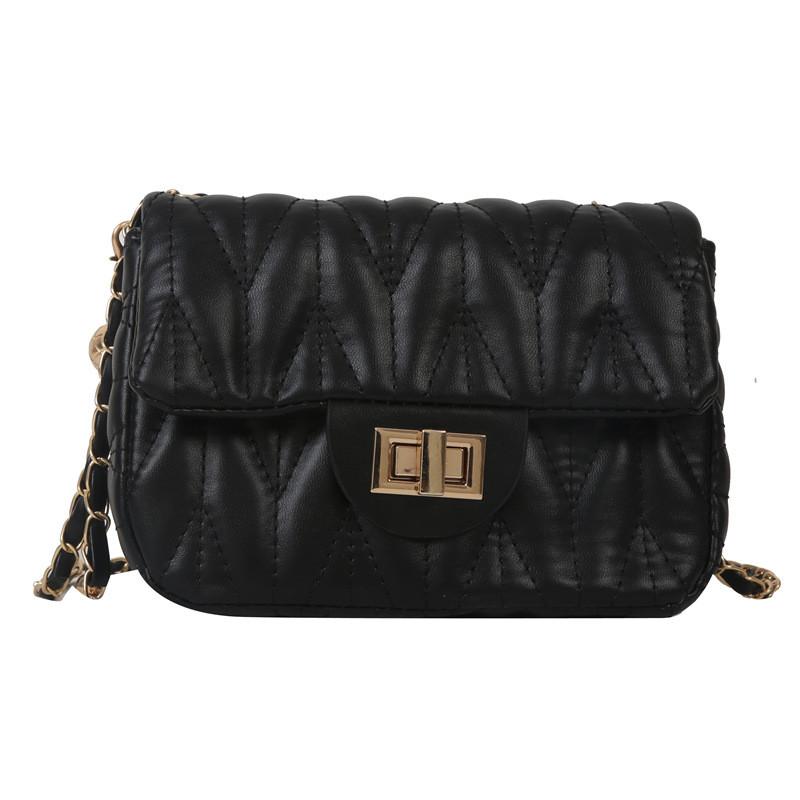 Stylish Minimalist Crossbody Bag With Lock Closure For Daily Commuting In Chic Colors