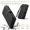 For Samsung Galaxy A55 A35 A25 5G (2025) Wallet Case, Durable PU Leather Magnetic Flip Strap Wristlet Zipper Card Holder Cover