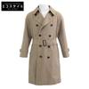 MARGARET HOWELL 579-811001 Beige Wool-Nylon Lined Trench Coat Coat S beigeUsed