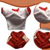 1/ Figure Clothes Casual Miniature for Collectible Dolls Dressing Short Sleeve Shirt Top and