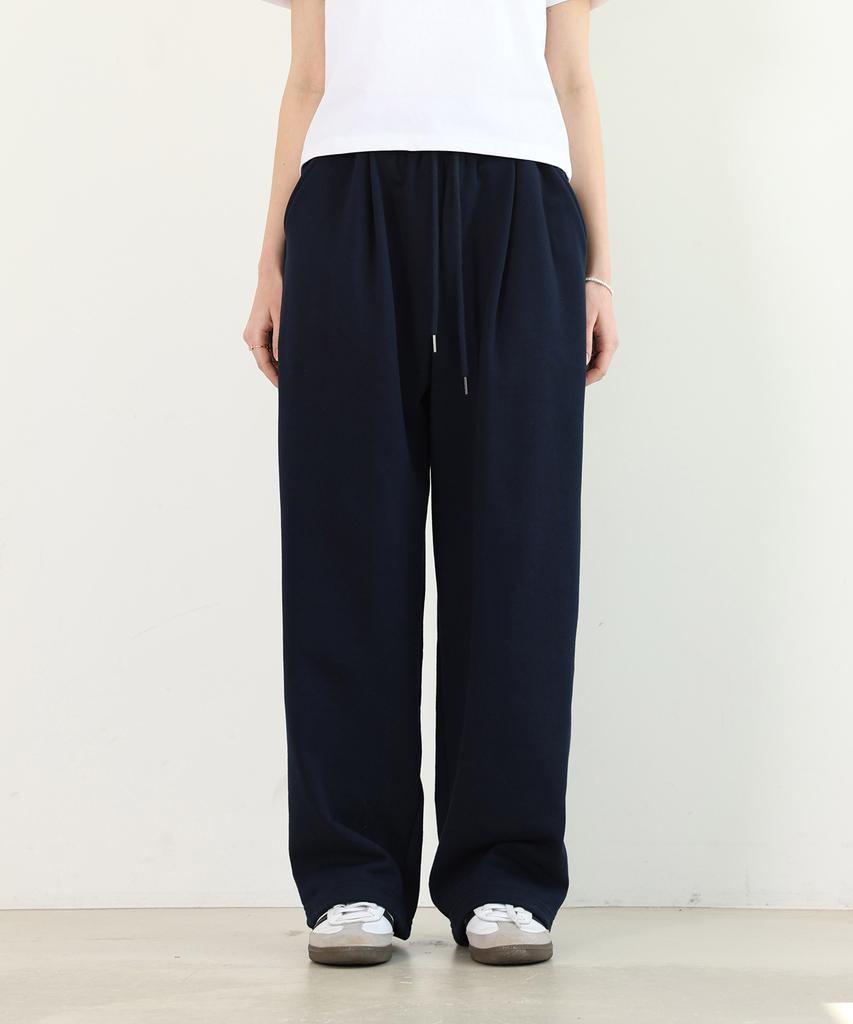 Yosemiti Pintuck Carpenter Wide Sweatpants Navy Ylp-601