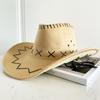 Western Denim Hat Summer Women's Sun Protection Hat European and American Retro Big Eaves Beach Sun Cover Hat