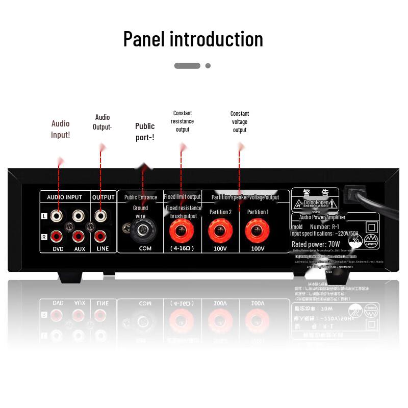 Newmine R1 Constant Voltage & Impedance Bluetooth Amplifier