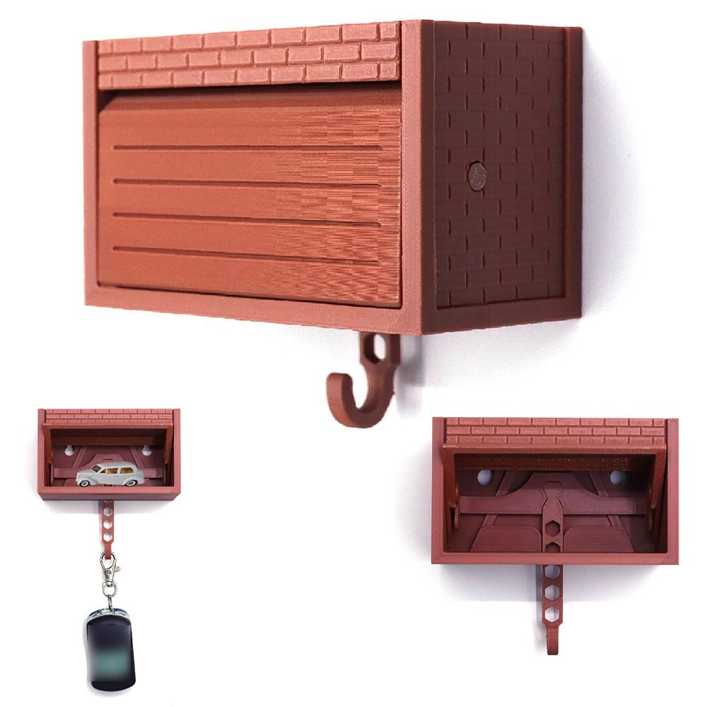 Creative Car Garage Key Holder with Opening Door Fun Key Organizer  Housewarming Gift