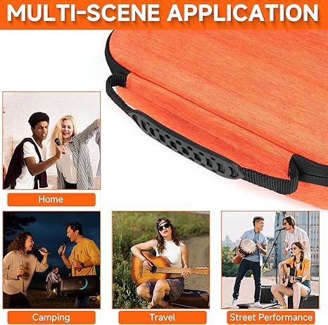 Wireless Microphone Case,Portable Box of Wireless Microphone(Box Only) Compatile With JBL Partyboy Wireless MIC-2X