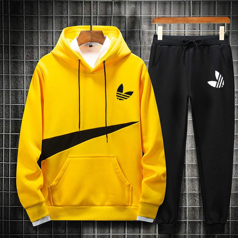 Ropa deportiva clásica para hombres Traje de sudadera con capucha  Pantalones de dos piezas Juego de dos piezas comprar a buen precio —  entrega gratuita, reseñas reales con fotos — Joom