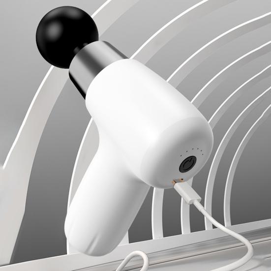 Mini Percussion Massager Portable Deep Tissue Massager 6 Speeds & 9 Attachments Silent Operation Massage Tool for Muscle Relief