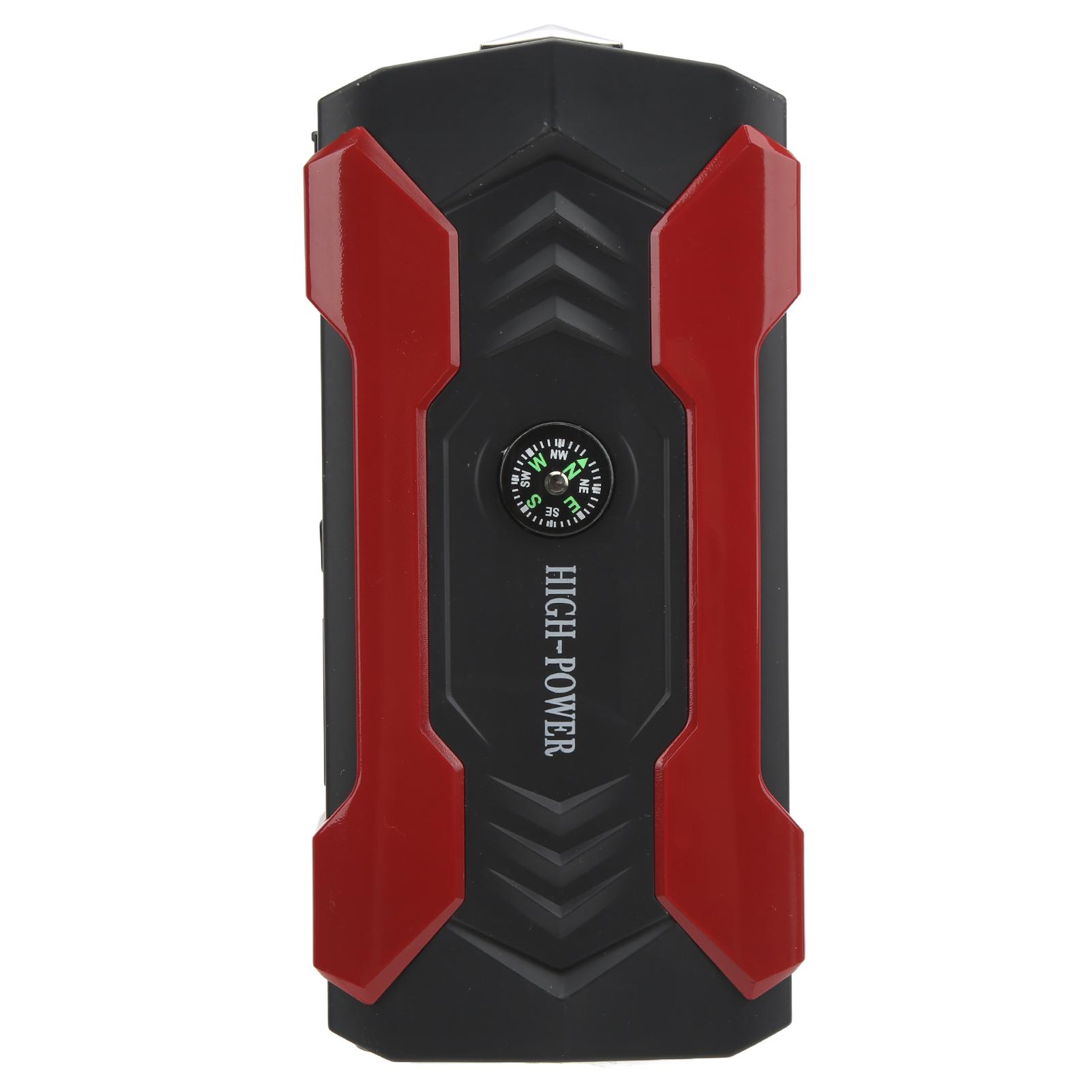 Multifunctional Emergency Car Power Bank 48000mAh Car Jump Starter for 12V Motor Motorcycle 100‑240V ABS