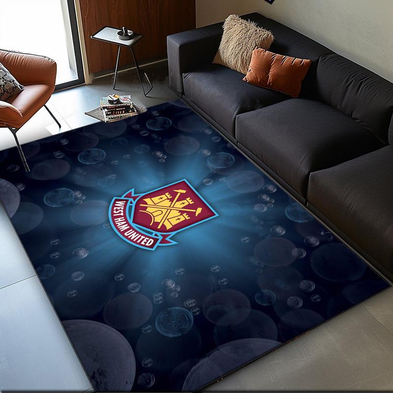 West Ham United Carpet, Chair Rug,Rug for Office Bedroom living rooms, Doormat decor Fan Gift Christmas Gift