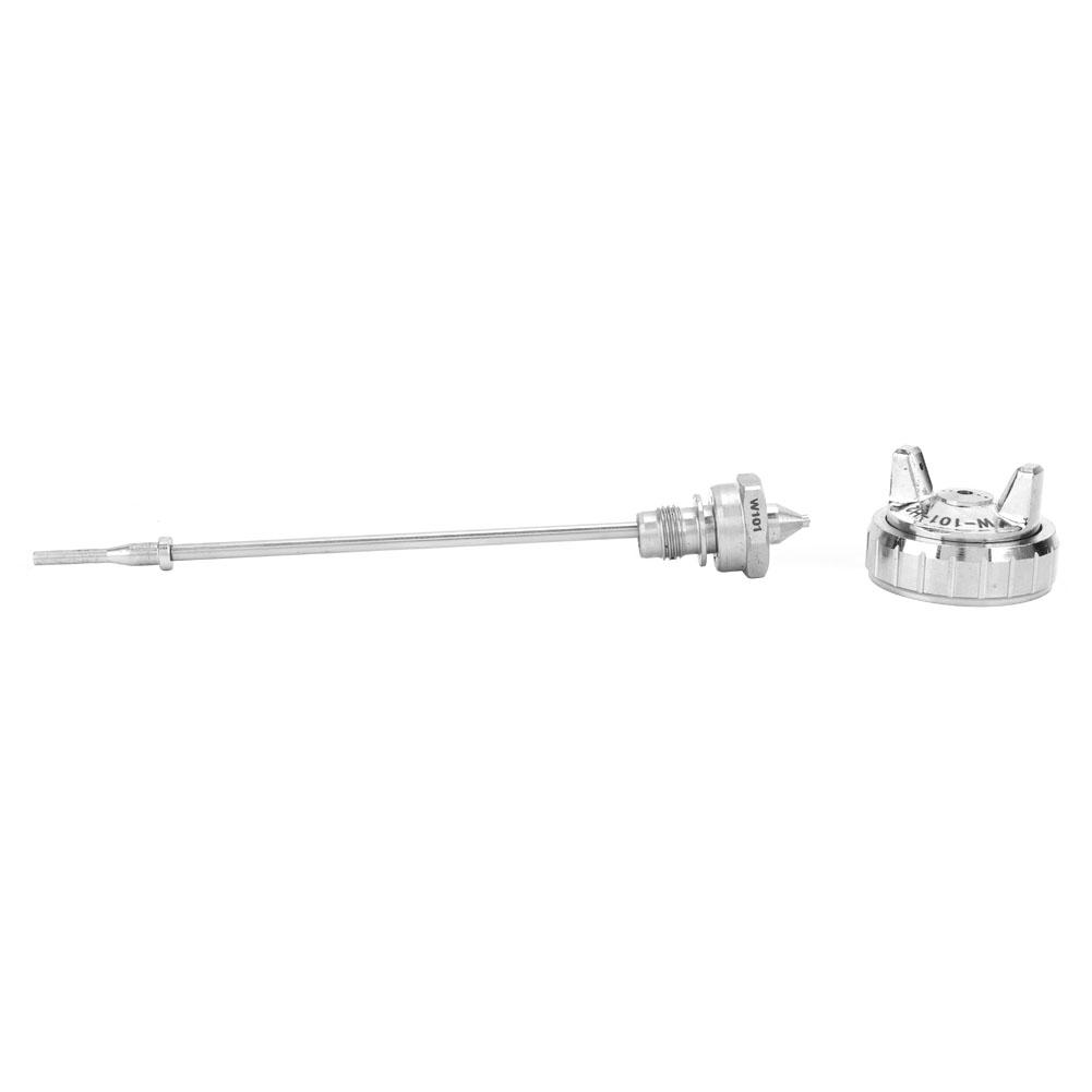 3pcs Stainless Aircap Nozzle Needle Tip Accessory Fit for W101 Pneumatic Spray Gun (1.3mm)
