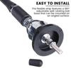 17inch Car Auto Roof Radio Antenna 5/3m Car AM FM Radio Antenna Signal Amplifier with 180-degrees Swivel Base for Car Vehicles