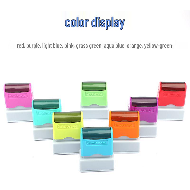 Indemei Personalized Handwriting Style Name Signature Stamp