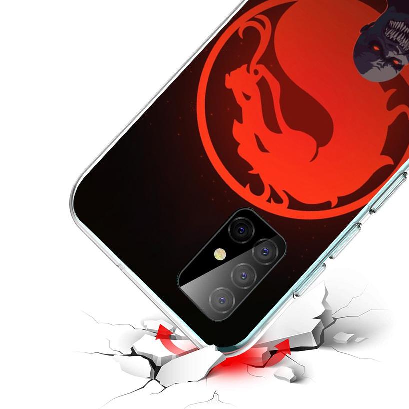 Scorpion Zero Sub Mortal Kombat Cover Phone Case For Samsung Galaxy A12 A22 A32 A52 A72 A02S Phone Case Note 20 Ultra 10 S10 Plu
