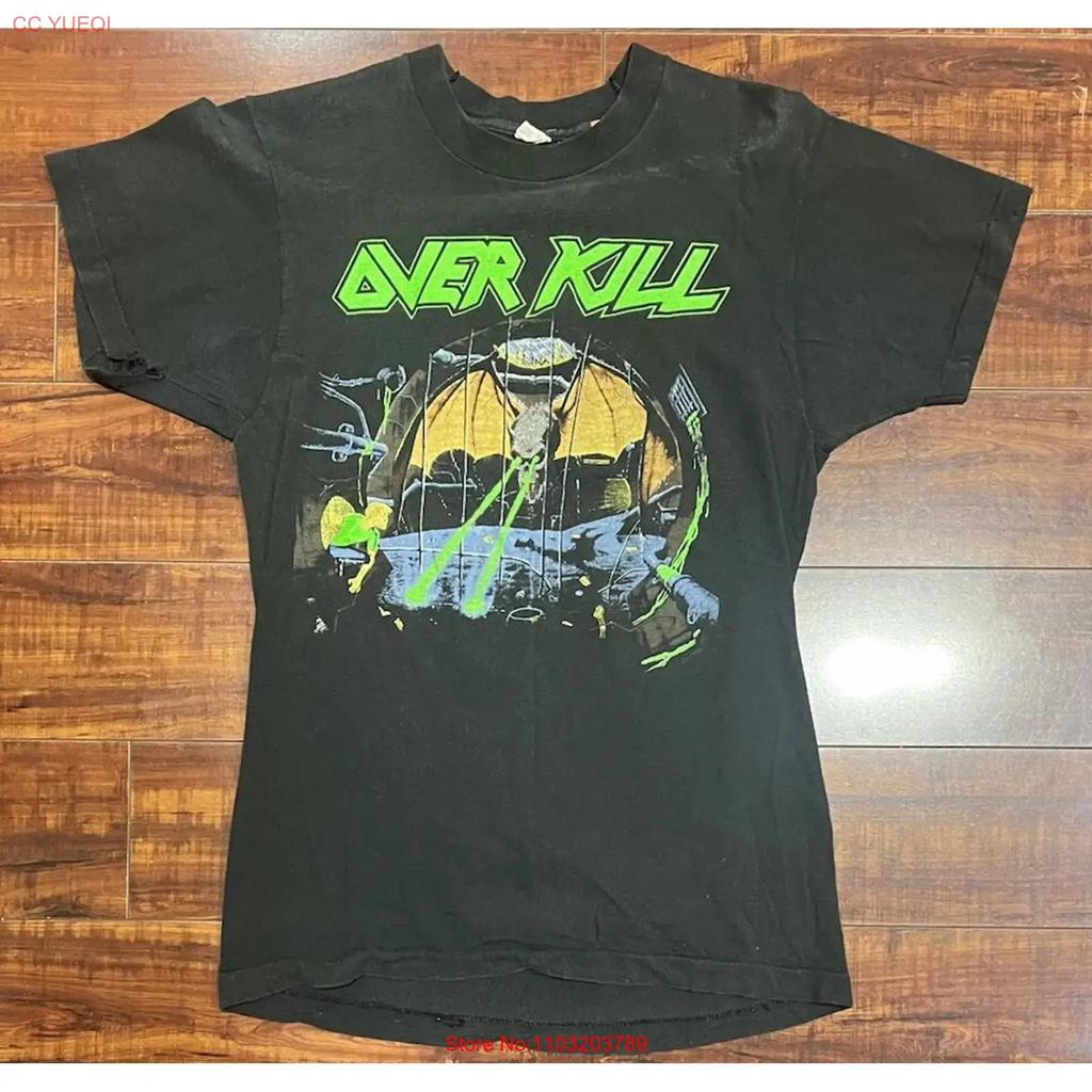 Vintage 1988 Over Kill Under The Influence Tour Double Side T Shirt Black M Vintage Designer Clothes Stretched Fashion