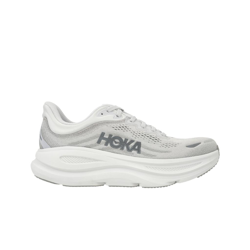 HOKA Bondi 9 Wide Stardust Silver Scarpe da Ginnastica Donna Grigio 1162014-SDSTS