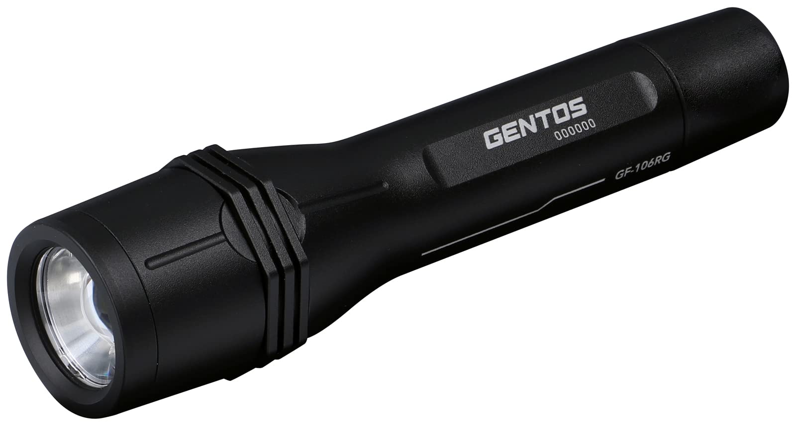 

GENTOS Мощный 500 люмен Светодиодный перезаряжаемый фонарик серии G на батарейках AA или перезаряжаемый GF-106RG, (Использует батарейки) чёрный