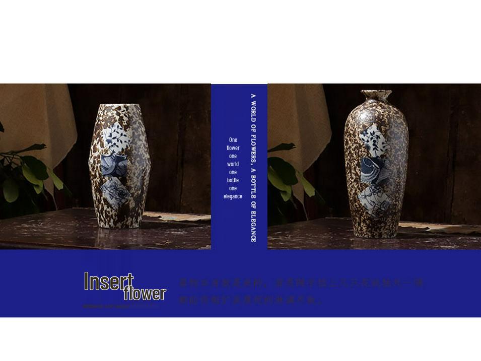 Japanese-Style Simple Ceramic Vase for Creative Home Decor and Dried Flower Arrangements