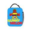 Sunny Front Melon Behind Thumbs Up Lunch Bag Funny Lunch Box For Women Office Cooler Bag Waterproof Tote Food Bags