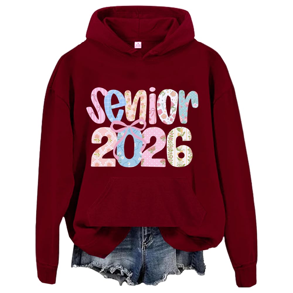 Women's Fashionable Long-sleeved Sweatshirt With Letter-printed Hooded Drawstring Pullover Top