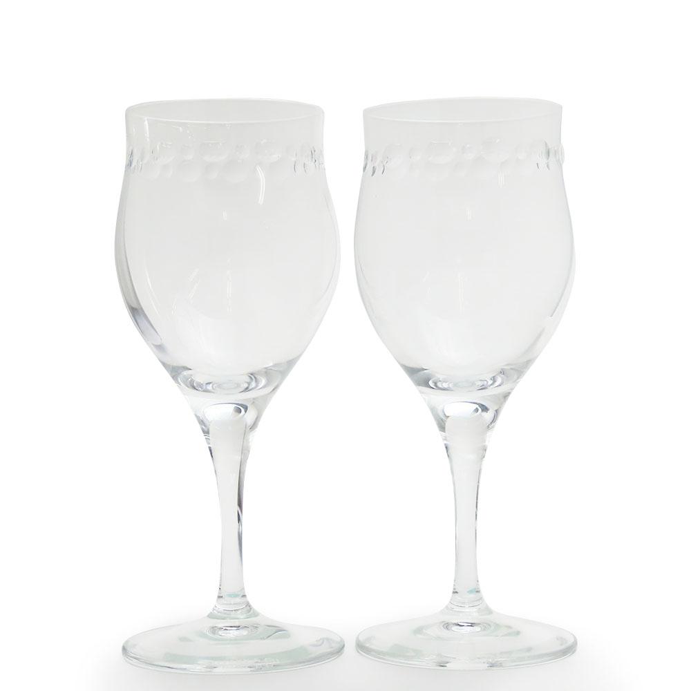 Used TIFFANY&Co. glass Swing pair of glasses Glass Transparent wine glass