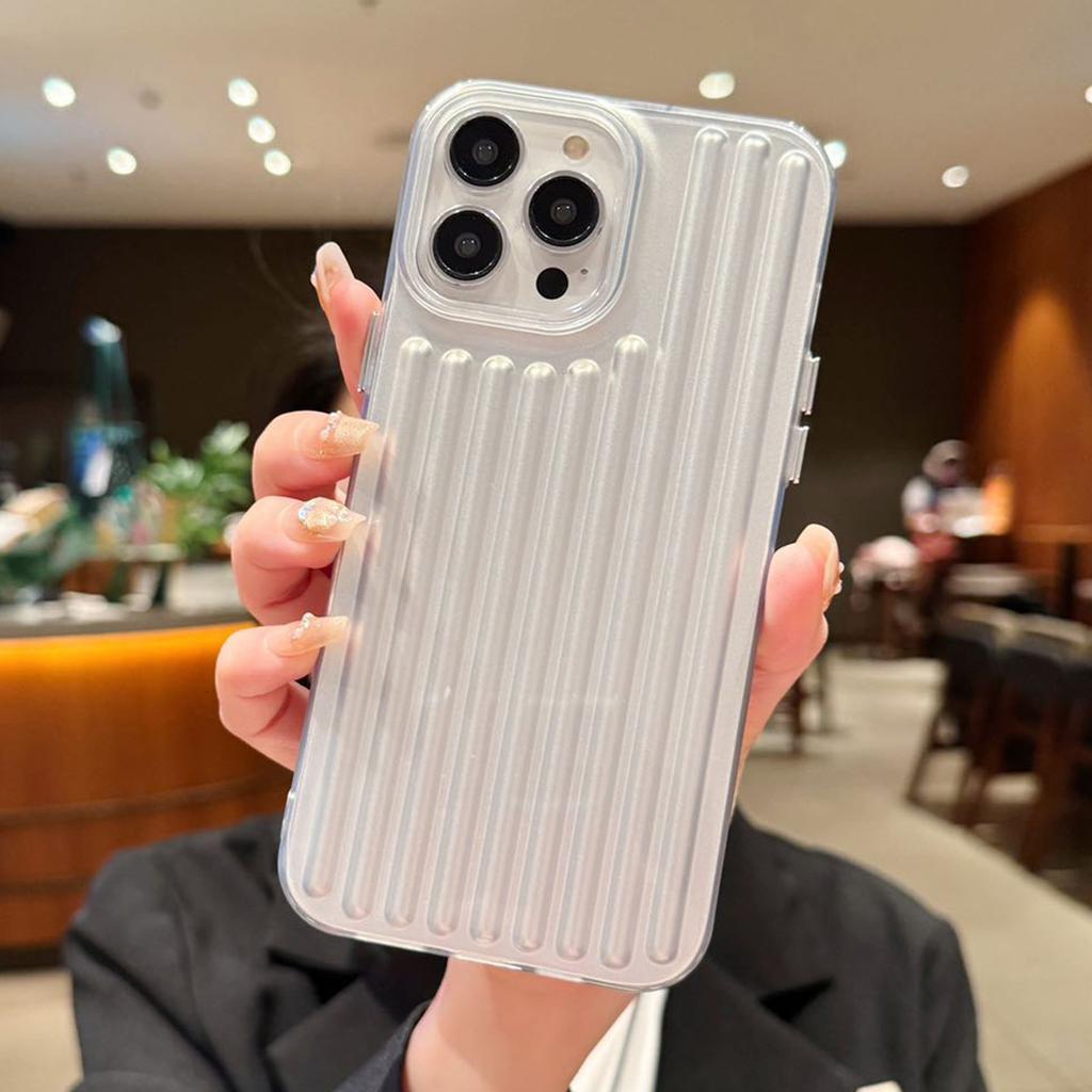 Trendige Vertikales Muster Licht Säule Handyhülle Vier-Ecken-Airbag Handyhülle für Apple Handy Schutzhülle 16promax
