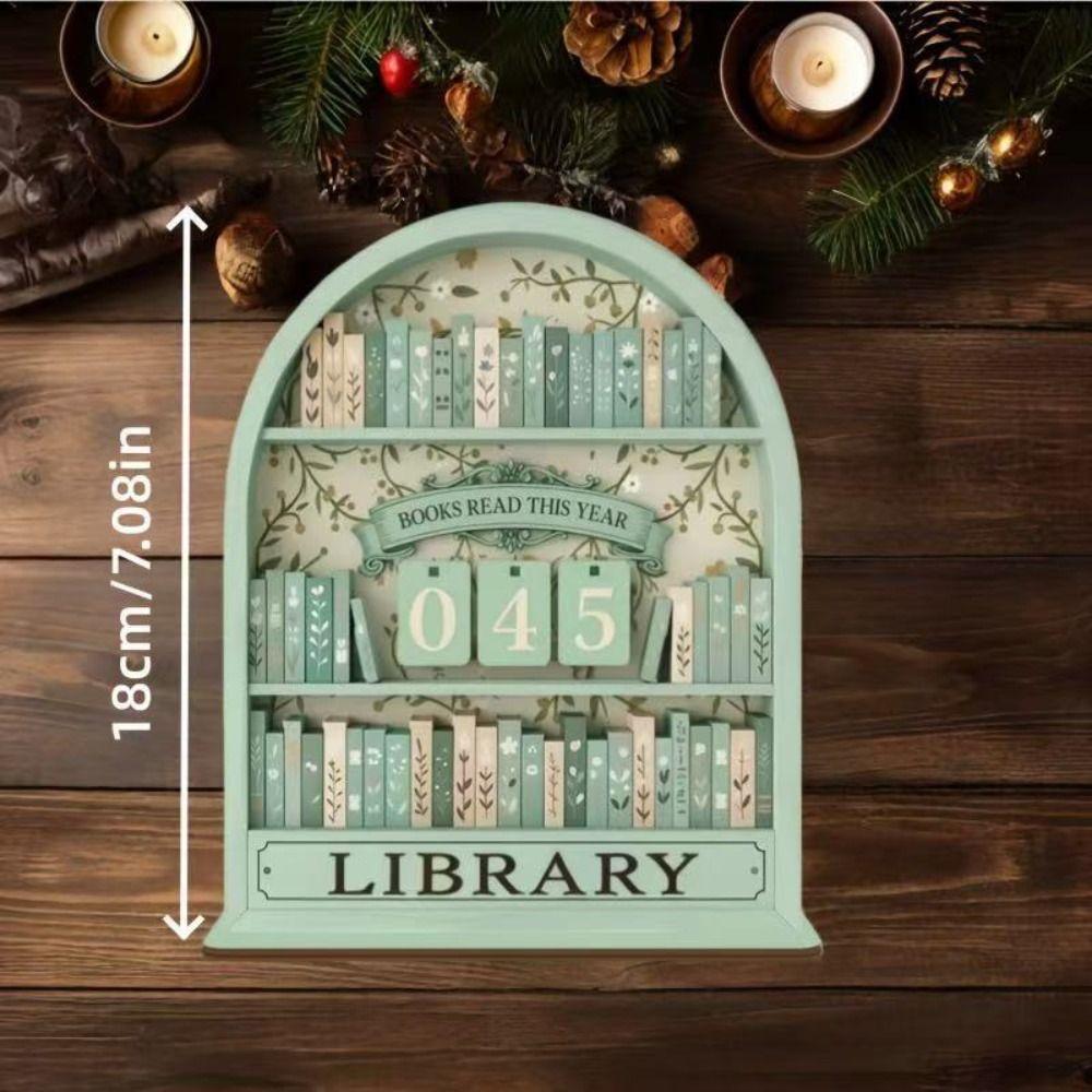 New Wooden Books Read Tracker Book Lovers Gift Reading Tracker Signage Books Read This Year Reading Counter Home Library Decor