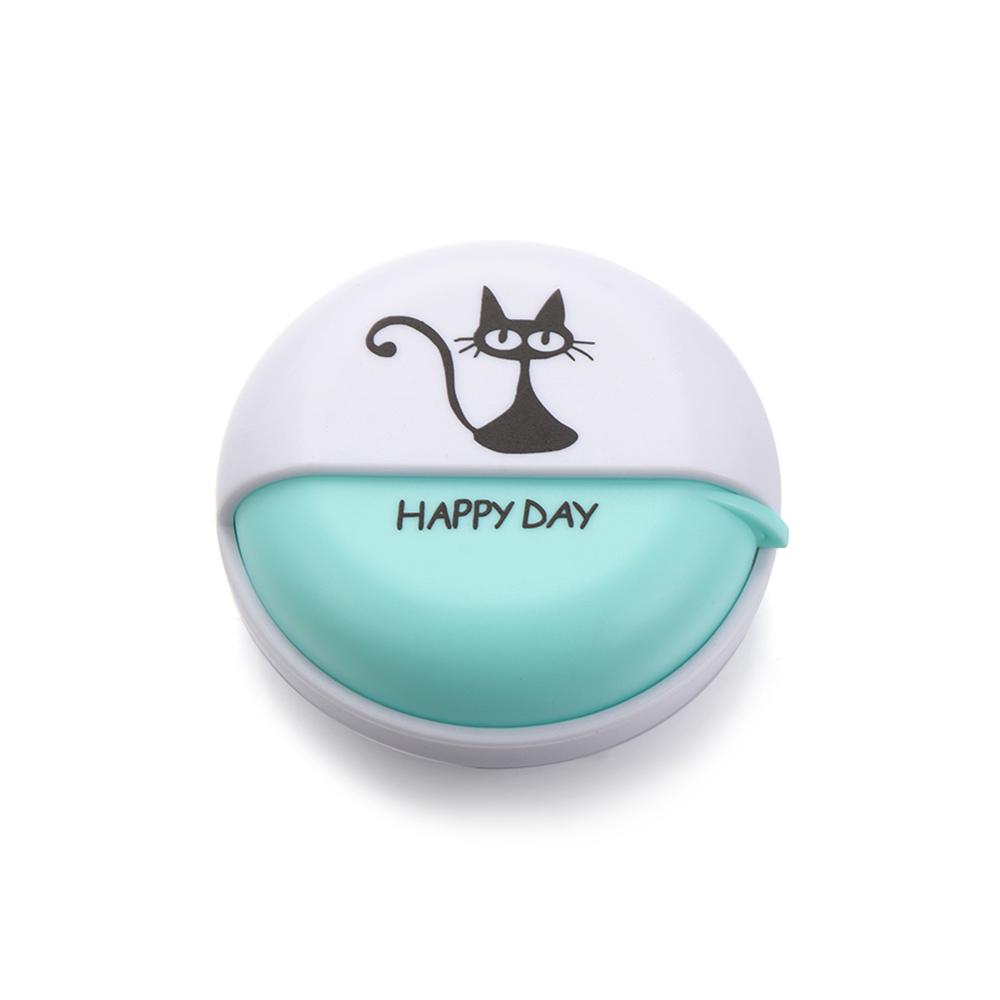 1pcs Headphone Cable Box Round Headphone Storage Box Rotating Cover Earphone Container Home Accessories Cute Data Line Box Case