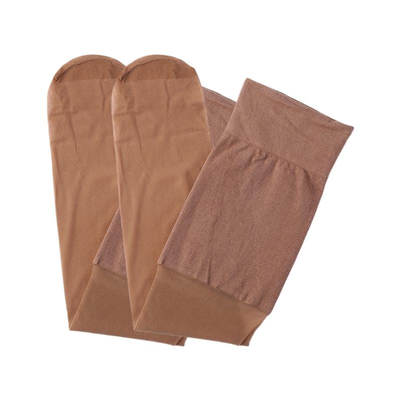 Air Conditioning Knee Warmer Thigh High Stockings Breathable Stretch Reinforced Toe Sheer Over Knee Long Socks For Women