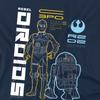 Star Wars Childrens/Kids Rebel Droids Sweatshirt
