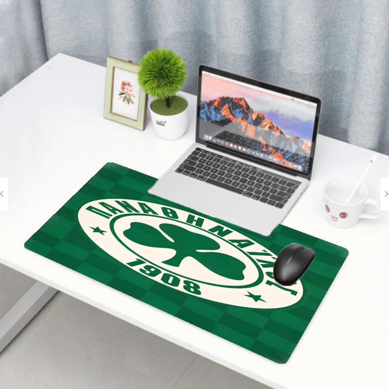 Panathinaikos FC Print Mouse Pad, Anti‑Slip Desktop keyboard Mat, for PC Laptop Gaming Working Daily Use, Cool Festival Birthday Gift