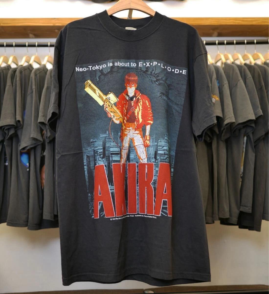 AKIRA Kaneda Neo Tokyo Graphic Anime Movie T-Shirt XL Black S