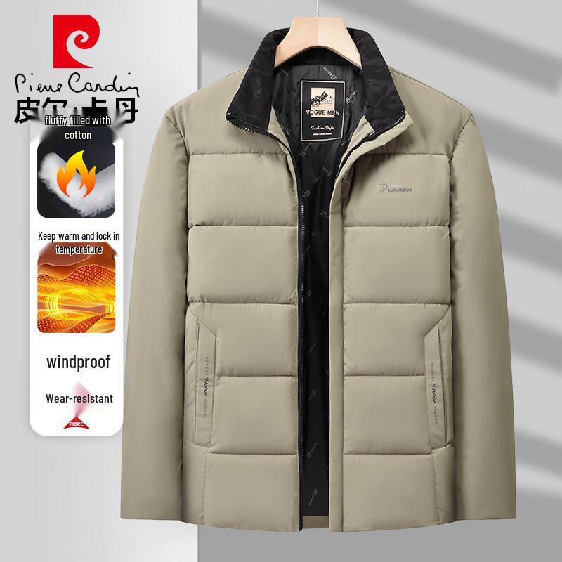 Pierre Cardin Herren Winter Stehkragen Pufferjacke