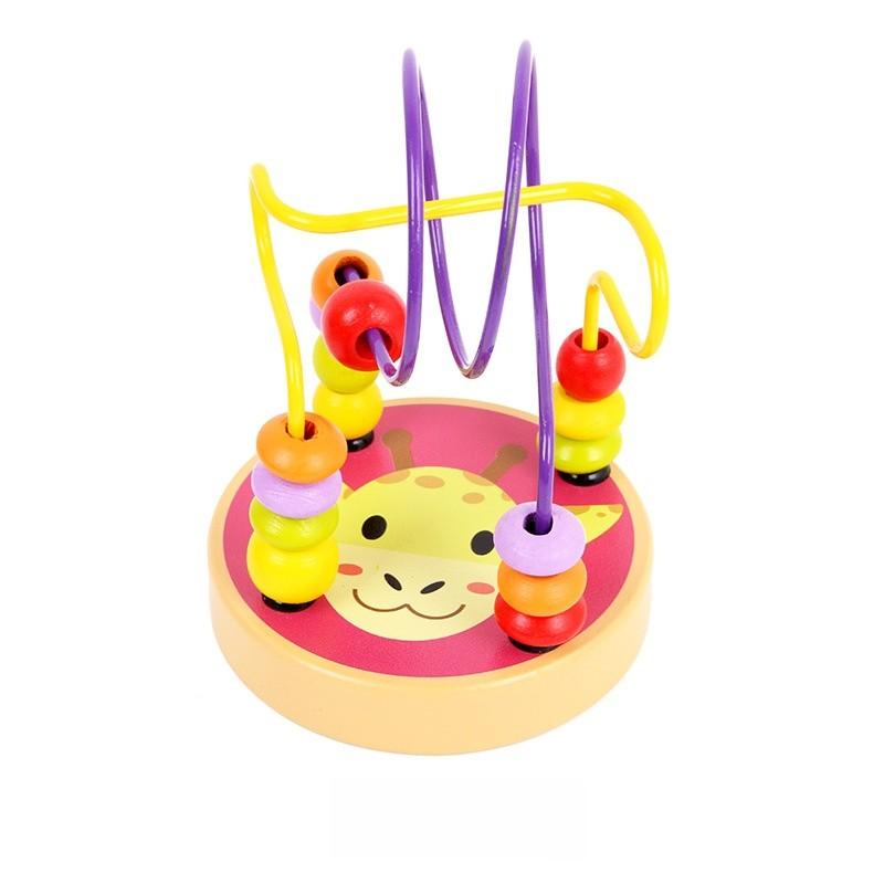 Education Wooden Early Bead Stringing Toy Intelligence Intelligence Emotional