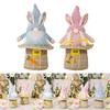 1pair Colorful Easter Rabbit Gnomes Figurine Unique Style for Festive Celebrations Spring Celebrations Home Indoor Decor