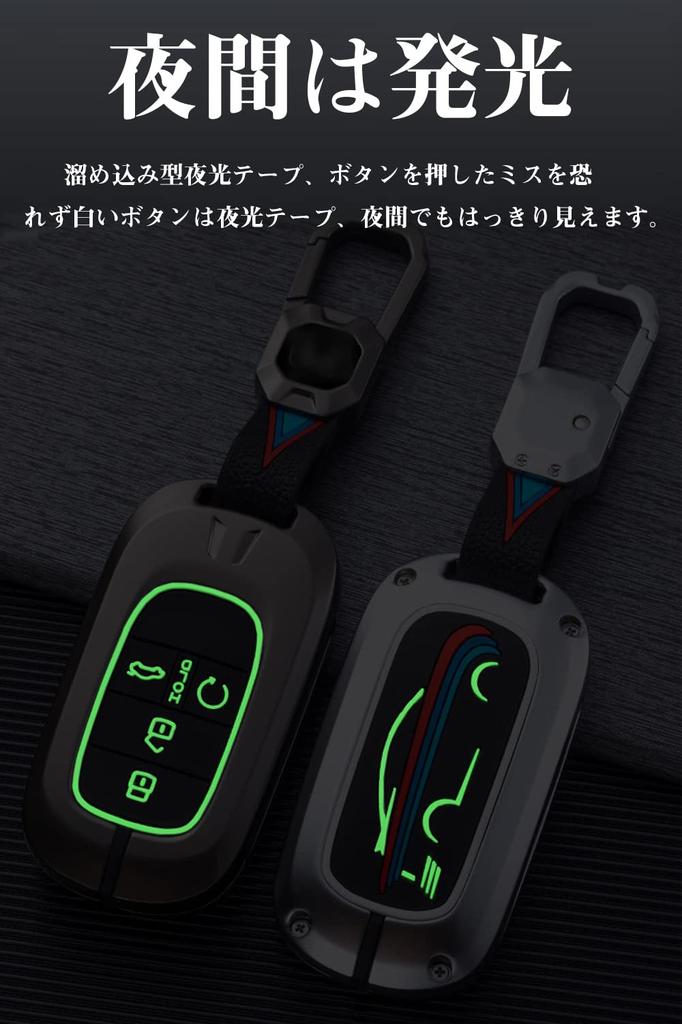 Klíč Pouzdro na klíč Smart pro klíč HONDA Slitina zinku Vysoká odolnost proti poškrábání Těžko vypadne Navrženo exkluzivně pro Vhodné pro Honda Nová řada VEZEL RV RV3 RV4 RV5 RV6