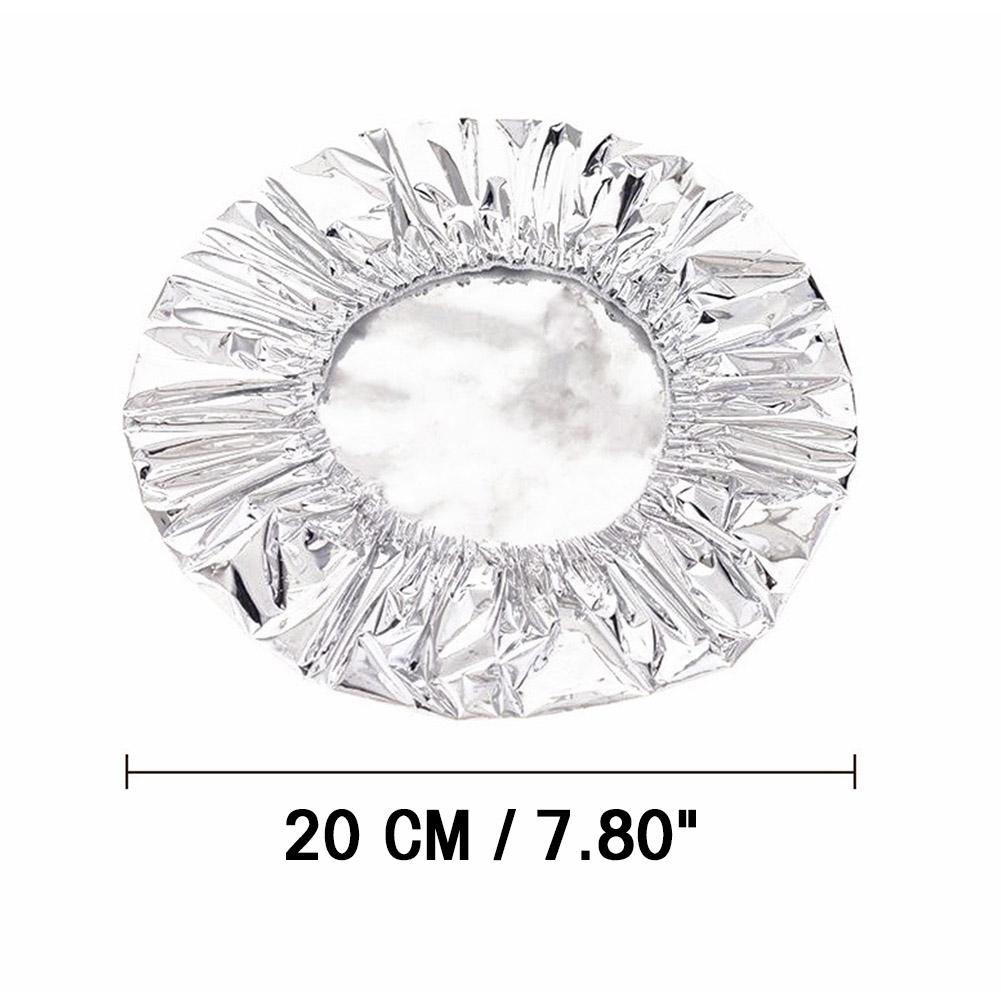 Aluminum Foil Food Cover Elastic Aluminum Foil Food Fresh-Keeping Protector Dish Table Organize T1E7