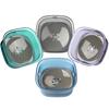 Pet Water Bowl No Spill 2L Spill Proof Clear Dog Water Bowl Anti Splash No Mess Cat Water Dispenser for Sloppy Messy Drinkers