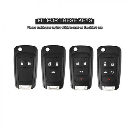 NEW Zinc Alloy Car Key Fob Case Cover For Chevy Chevrolet Buick GMC Accessories