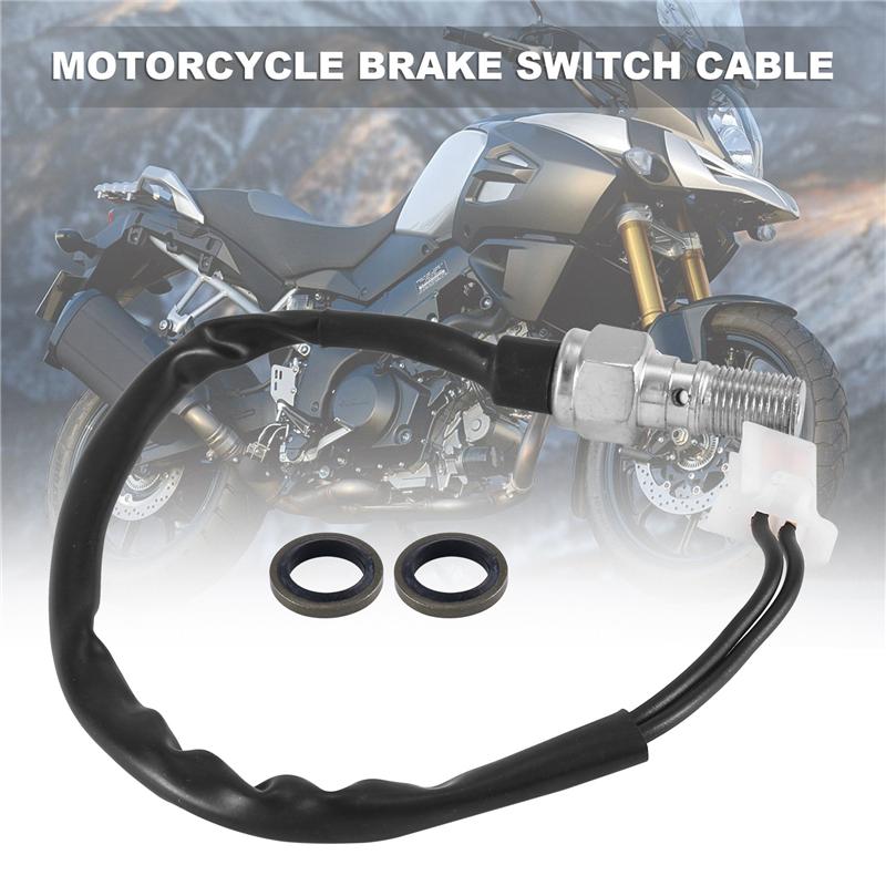 Motorcycle Hydraulic Brake Light Pressure Switch Banjo Bolt M10 Pitch For Honda Kawasaki Nissan Atvs M10 1MM