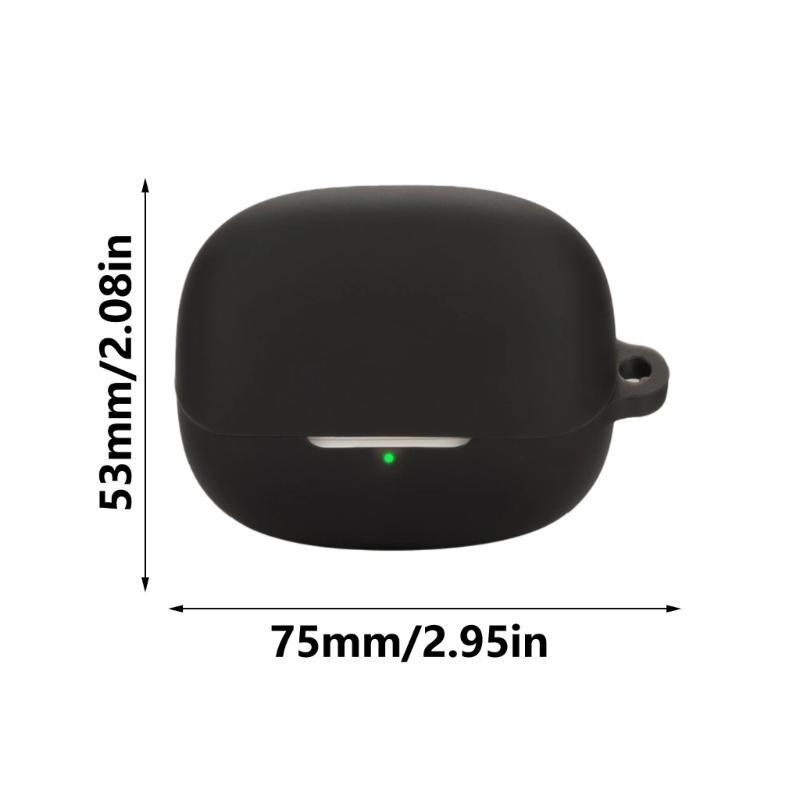 Soft Silicone Protective Case Cover Lightweight Silicone Earbud  Case Scratch Resistant Earbud Case Suitable for Earbud 