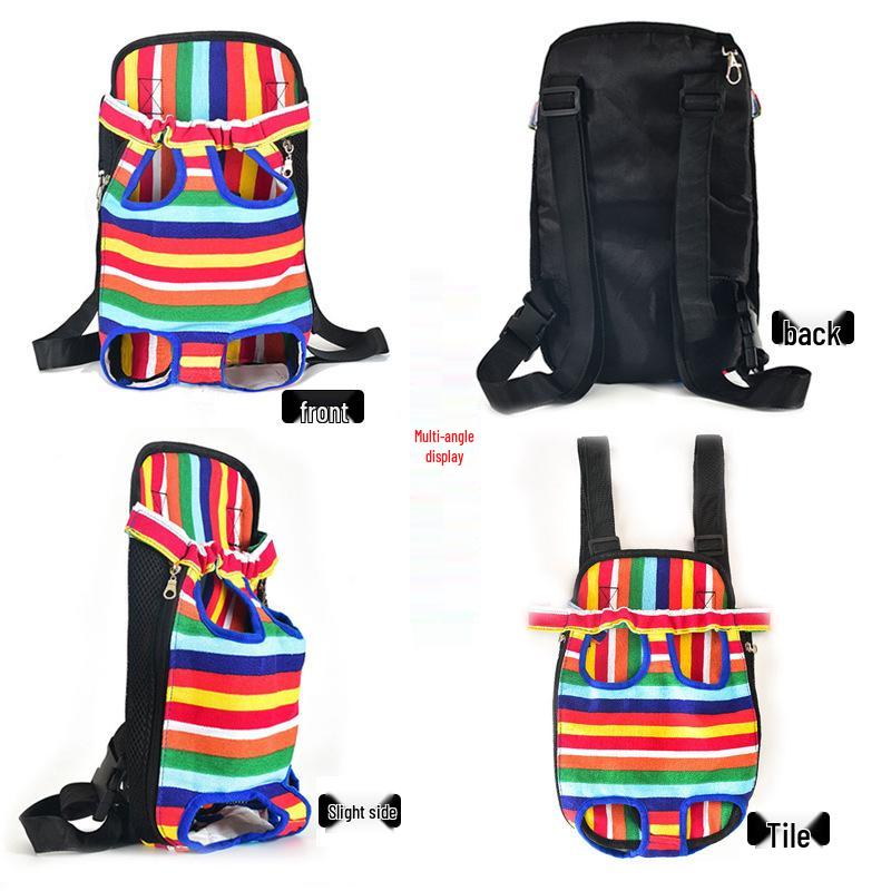 Outdoor Pet Front Carrier Bag: Portable, Four-Leg Design, Ideal for Cats and Dogs