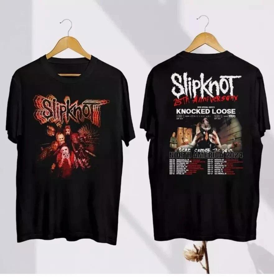 slipknot Here Comes The Pain Tour 2024 Shirt, Slipknot 2024 Tour Merch S