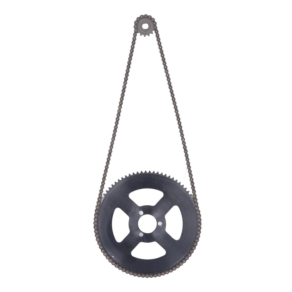 25H Chain Sprocket Set Steel 10mm 15T Front Sprocket 29mm 80T Rear Sprocket 146 Link Drive Chain for 47CC 49CC Mini Motorcycle ATV Dirt Bike